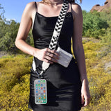Save The Girls Clip & Go Strap w/Zippered Pouch Lanyard