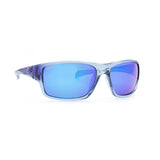 Calcutta Chesapeake Blue Smoke Frames - Blue Mirror Lens - Polarized Sunglasses