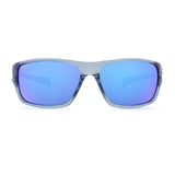 Calcutta Chesapeake Blue Smoke Frames - Blue Mirror Lens - Polarized Sunglasses