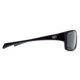Calcutta Chesapeake Shiny Black Frames - Gray Lens - Polarized Sunglasses