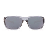 Calcutta Chesapeake Black Crystal Smoke Frames - Silver Mirror Lens - Polarized Sunglasses