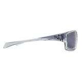 Calcutta Chesapeake Black Crystal Smoke Frames - Silver Mirror Lens - Polarized Sunglasses