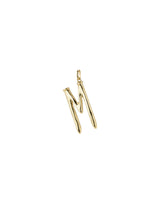 UNOde50 Gold-Plated Letter M Charm