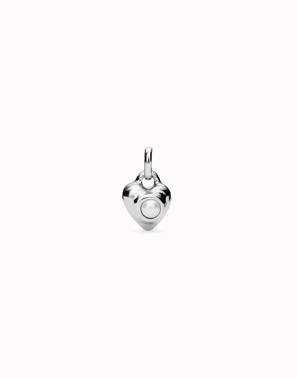 UNOde50 Silver Charm with Pearl