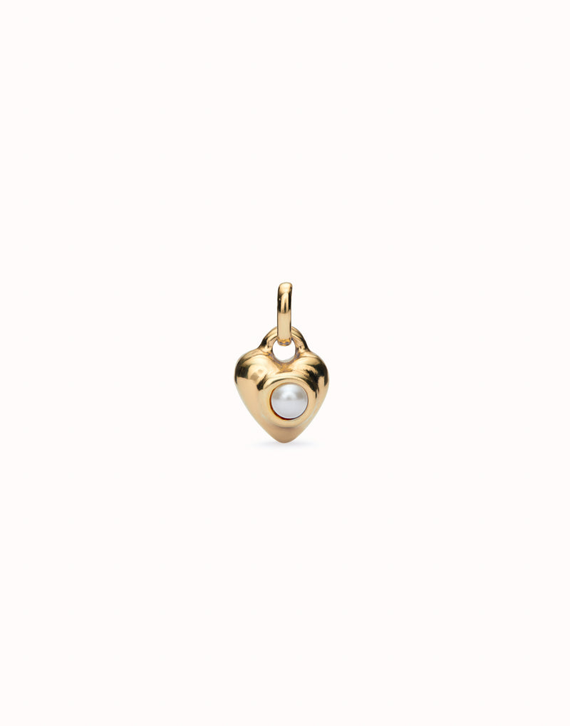 UNOde50 Gold Charm with Pearl