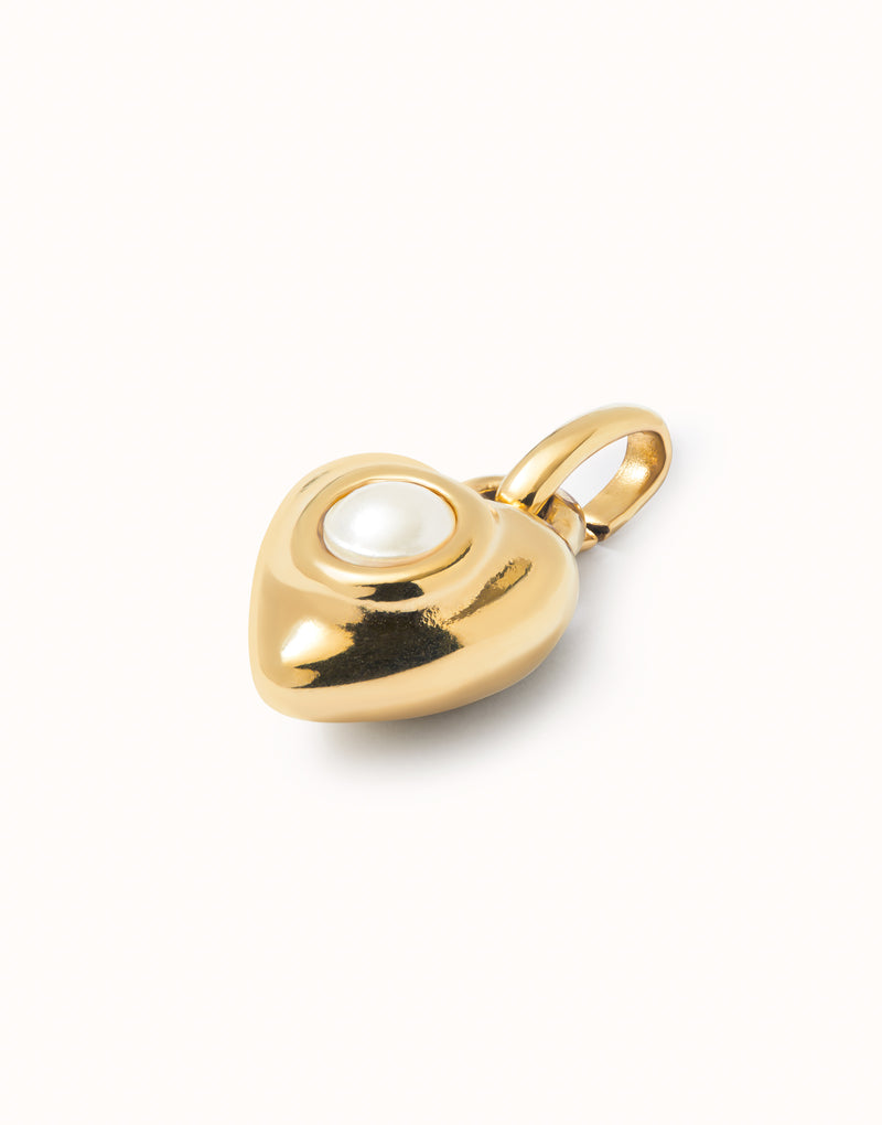 UNOde50 Gold Charm with Pearl