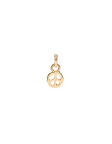 UNOde50 Hazte UNO Peace Symbol Gold Plated Charm
