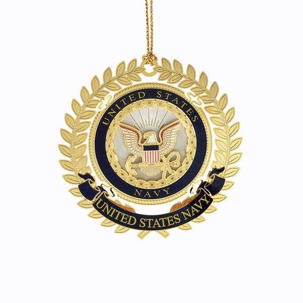 ChemArt U.S. Navy Seal Filligree Ornament