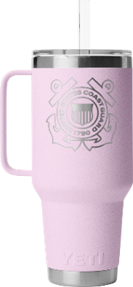 YETI Coast Guard Logo 42 oz Straw Mug