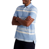 Chaps Mens Birdseye Pique Stripe Polo Shirt