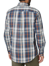 Chaps Mens Woven Easy Care Town And Country Plaid Long Sleeve Button Down Shirt