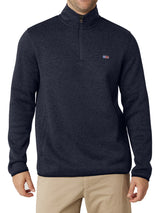 Chaps Mens Coastal Fleece 1/4 Zip Sweatshirt