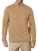 Chaps Mens Coastal Fleece 1/4 Zip Sweatshirt