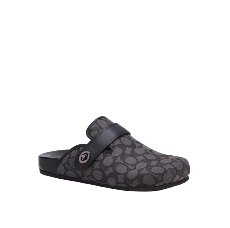 Coach Mens Clogs In Signature Jacquard