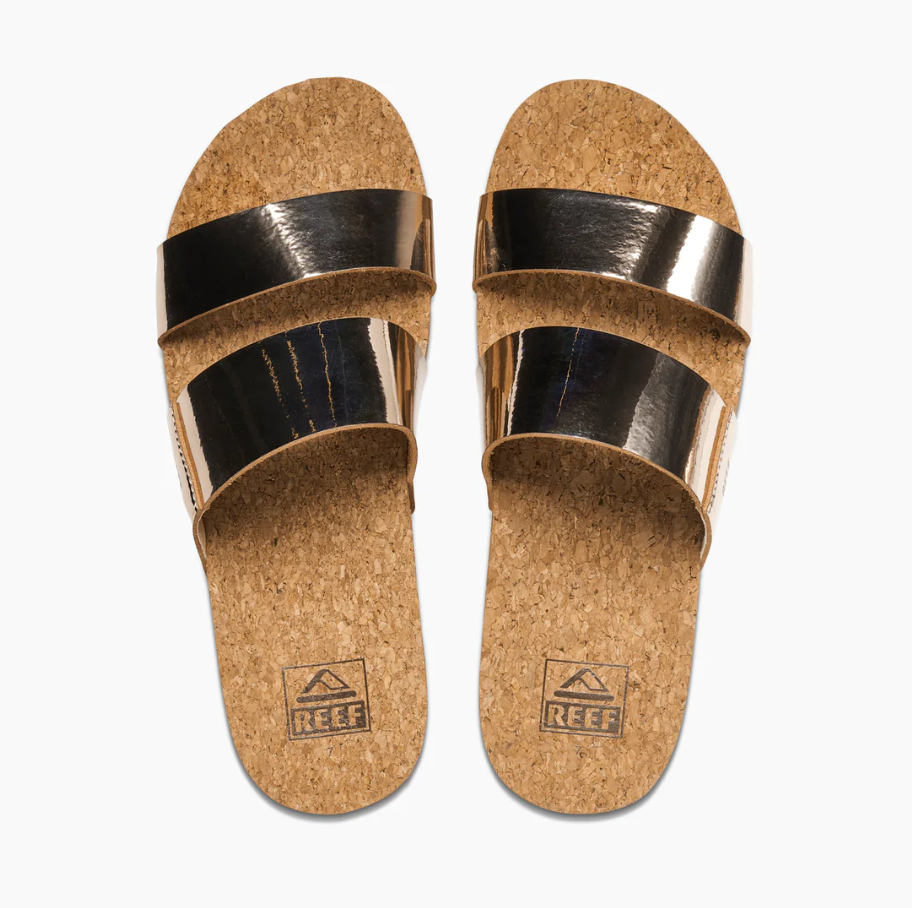 REEF Womens Cushion Vista Hi Slide Sandals