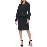 Calvin Klein Womens Stretch Cotton Twill Jacket