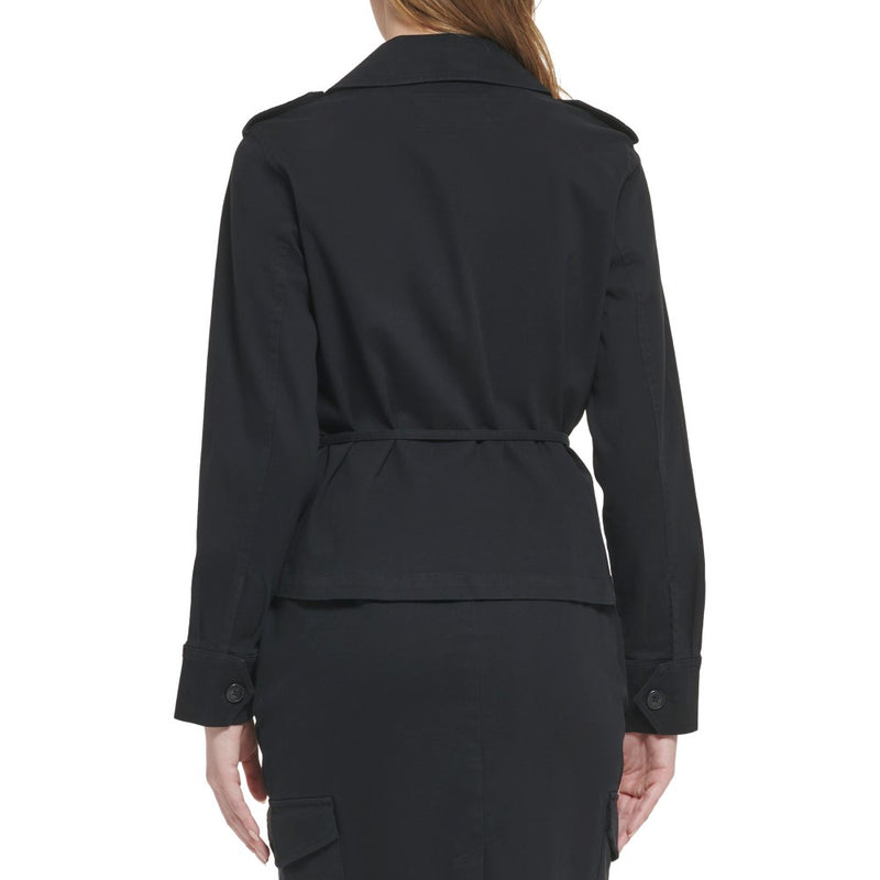 Calvin Klein Womens Stretch Cotton Twill Jacket