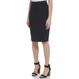 Calvin Klein Womens Stretch Cotton Twill Skirt