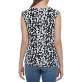 Calvin Kleins Printed Matte Jersey Sleeveless Top
