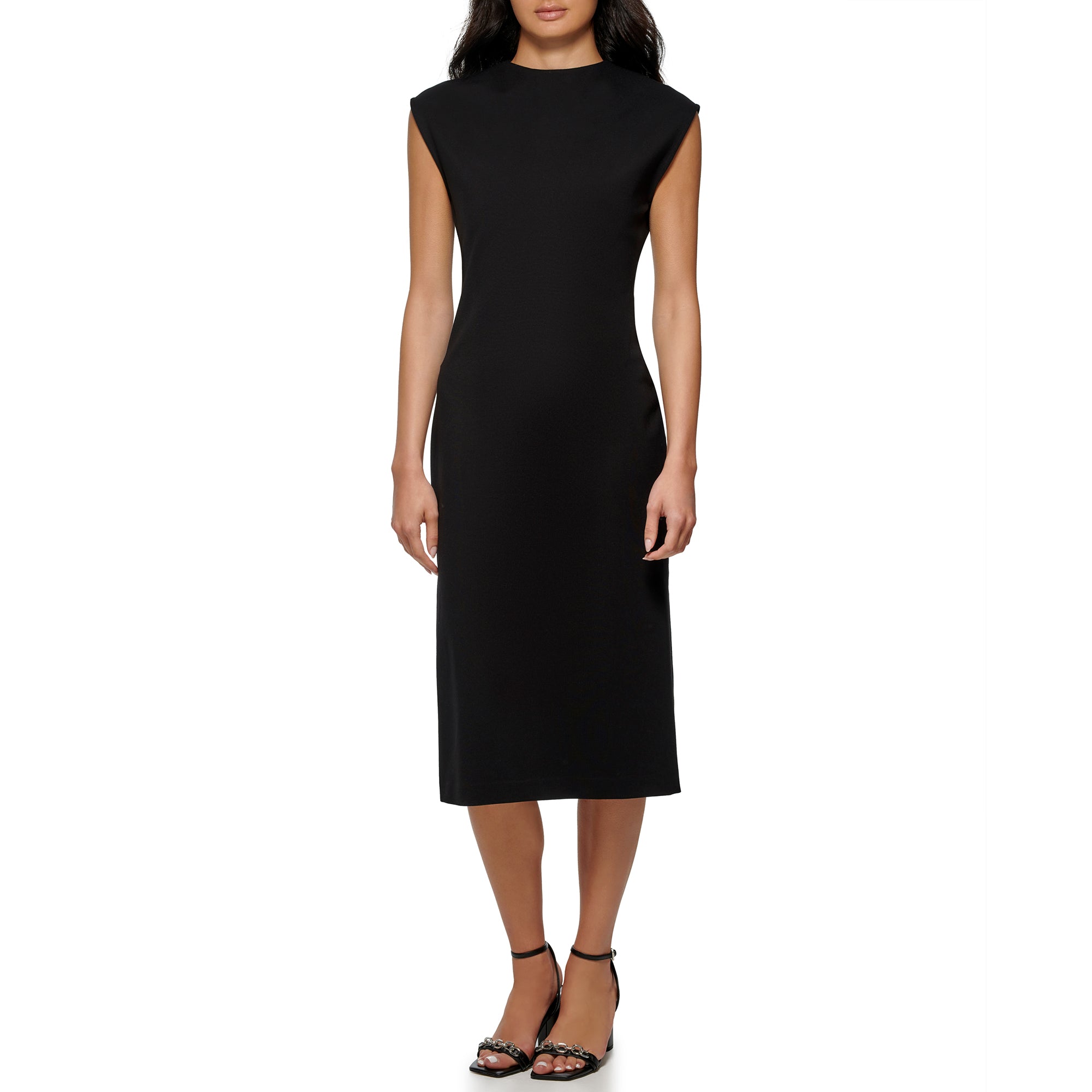 Calvin klein cap sleeve sheath dress best sale