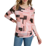 Calvin Klein Womens Round Neck Long Sleeve Top