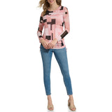 Calvin Klein Womens Round Neck Long Sleeve Top