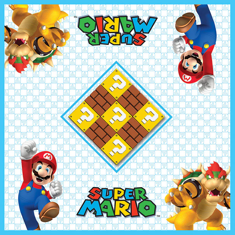 The OP Games Checkers & Tic Tac Toe: Super Mario vs. Bowser Game