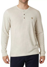 Chaps Mens Highland Long Sleeve Henley Shirt