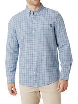 Chaps Mens Woven Lenox Twill Plaid Long Sleeve Button Down Shirt