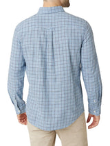 Chaps Mens Woven Lenox Twill Plaid Long Sleeve Button Down Shirt