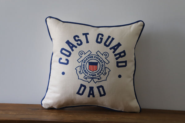 Coast Guard Little Birdie Dad Athletic Circle Pillow
