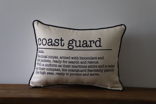 Coast Guard Little Birdie Definition Pillow