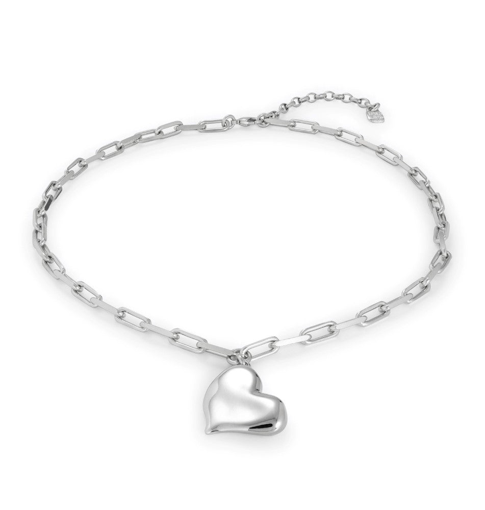 UNOde50 Heartbeat Silver Plated Necklace