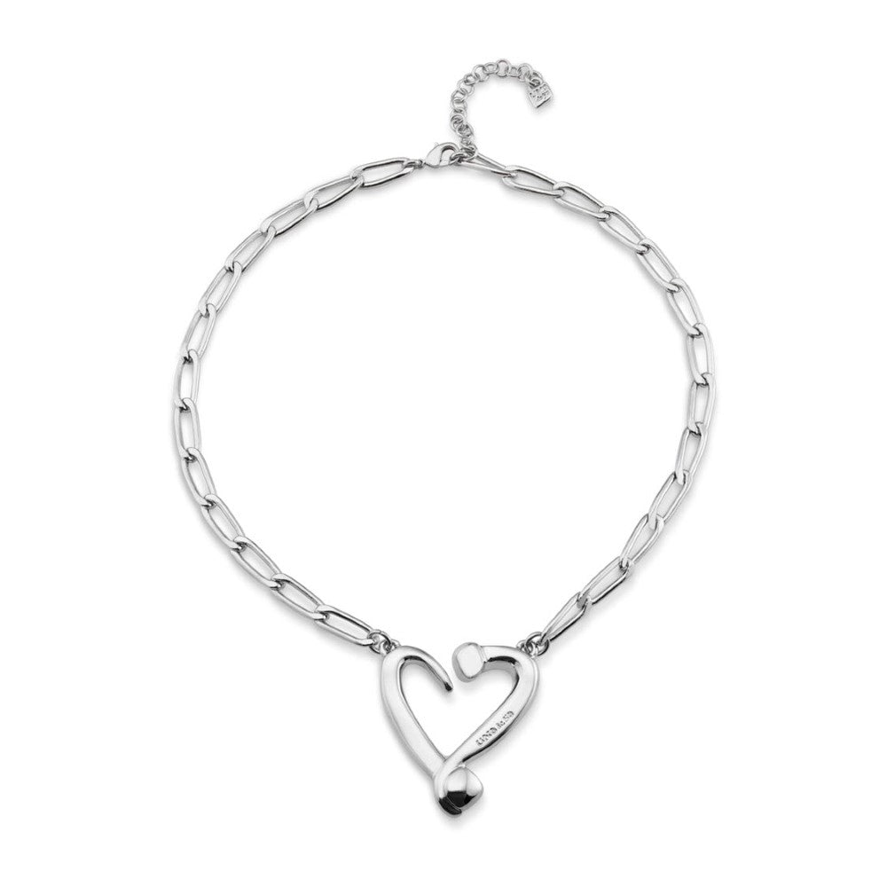 UNOde50 One Love Silver Plated Necklace