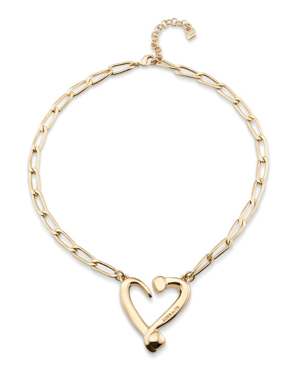 UNOde50 One Love Gold Plated Necklace