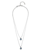 UNOde50 Aura Blue Silver Plated Necklace