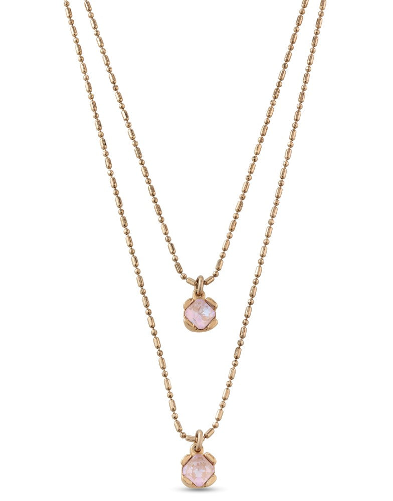 UNOde50 Aura Pink Gold Plated Necklace