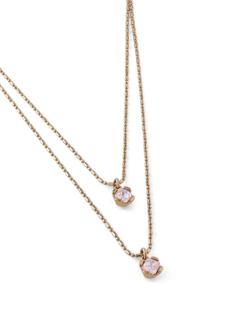 UNOde50 Aura Pink Gold Plated Necklace