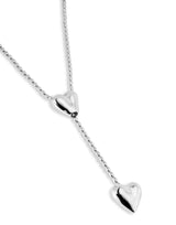 UNOde50 Beloved Long Adjustable Two Heart Chain Necklace