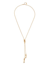 UNOde50 Beloved Gold-Plated Three Figures Long Adjustable Chain Necklace