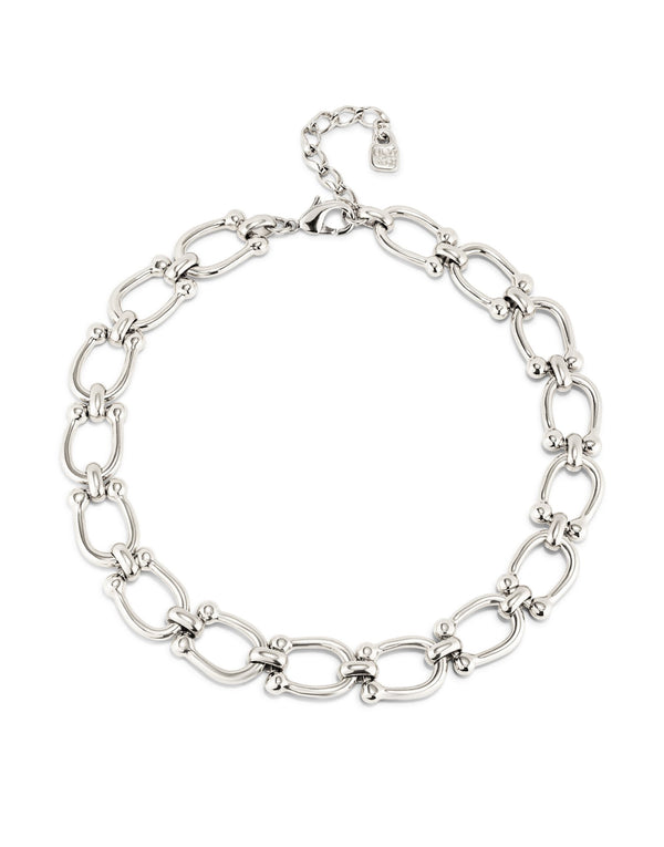 UNOde50 Serotonin Silver-Plated Link Necklace