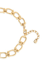 UNode50 Youthful Gold-Plated Short Link Chain Necklace