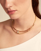UNOde50 Spiritual Gold-Plated Choker Necklace