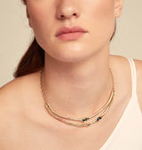 UNOde50 Vital Gold-Plated Crystal Choker Necklace
