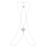 UNOde50 Ser Majestuosa Silver-Plated Manta Ray Body Pendant Chain Necklace