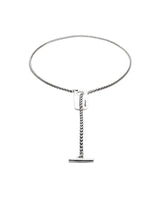 UNOde50 Ser Natural Silver Plated Chain Necklace