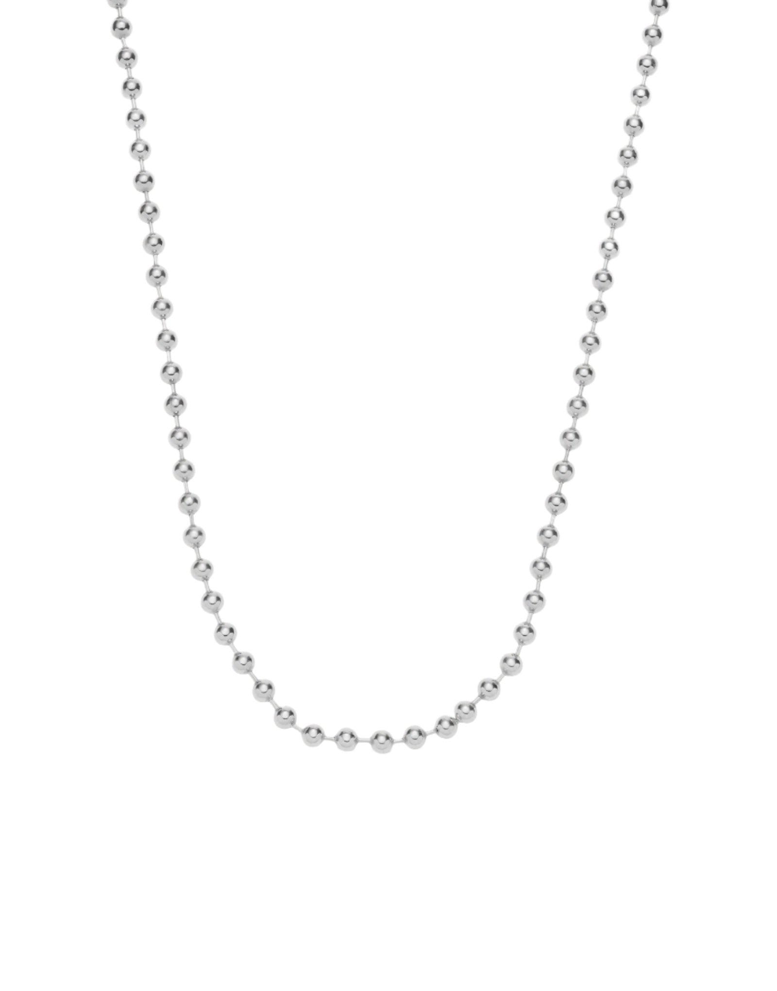 UNOde50 Hazte UNO Long Silver Plated Chain Necklace