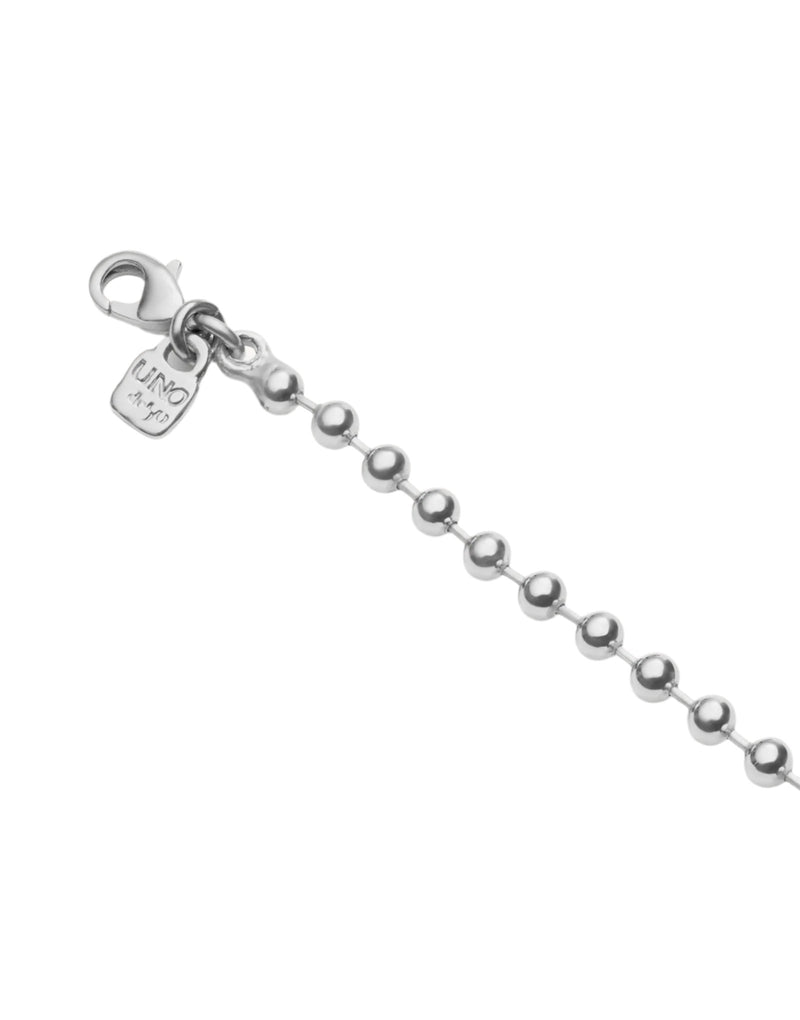 UNOde50 Hazte UNO Long Silver Plated Chain Necklace