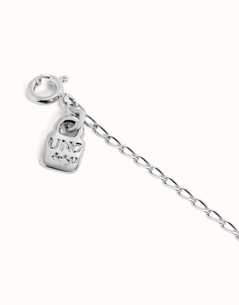 UNOde50 Silver Short Chain Necklace