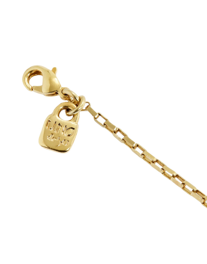 UNOde50 Hazte UNO Short Gold Plated Chain Necklace